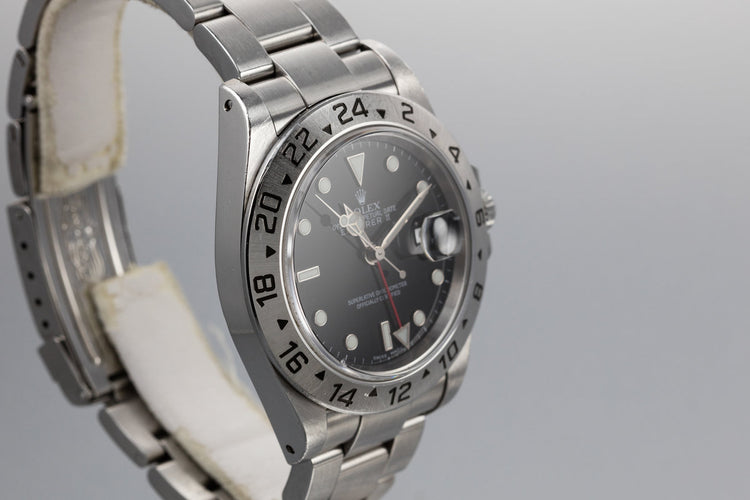 2001 Rolex Explorer II 16570 with Box and Papers