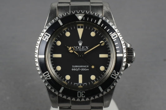 1982 Rolex Submariner 5513 with Maxi Mark 4 dial