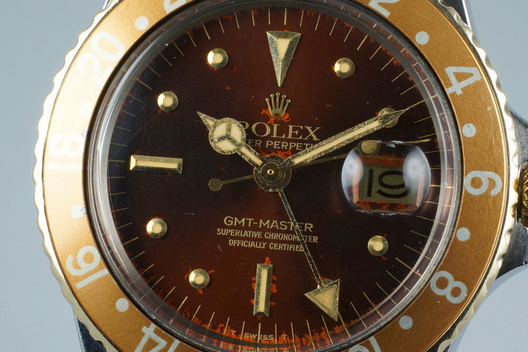 1978 Rolex Two Tone GMT 1675 Root Beer Dial