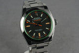 2010 Rolex Milgauss Green 116400 GV