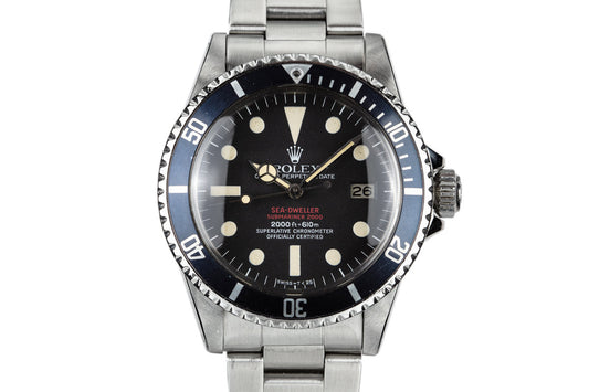 1978 Rolex Double Red Sea-Dweller 1665 with MK IV Dial