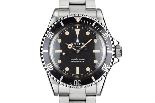 1970 Rolex Submariner 5513 Serif Dial