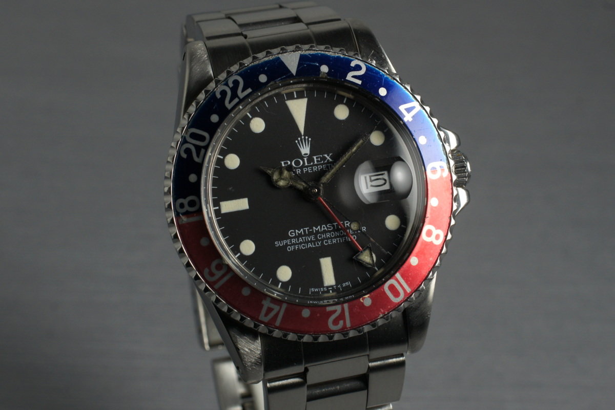 HQ Milton - 1981 Rolex GMT 16750 with Service Dial, Inventory #6490, For  Sale