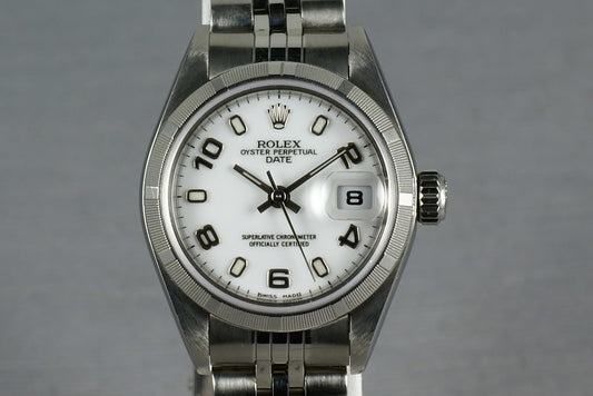 Rolex Ladies Date Dial Ref: 79190 White Dial