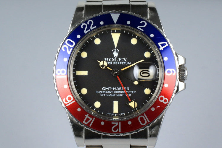 1981 Rolex GMT 16750 with Box and Papers