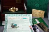 1990 Rolex 18K YG Zenith Daytona 16528 with Box and Papers
