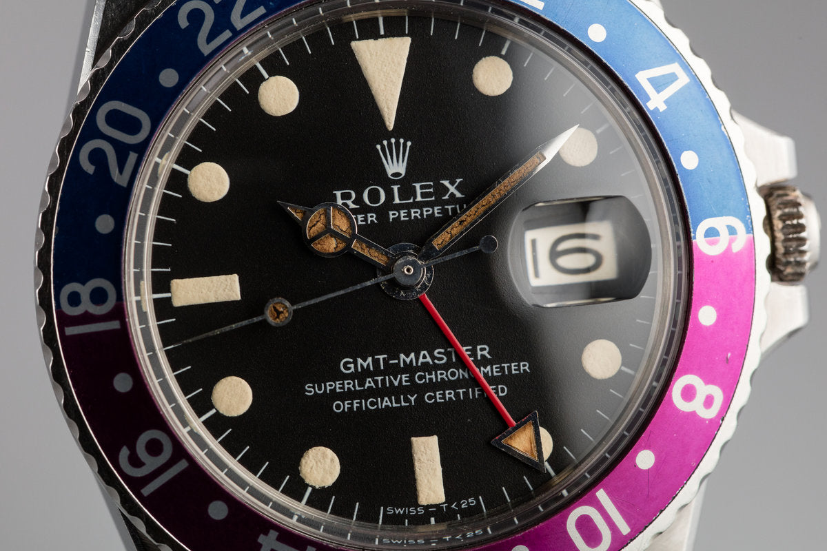HQ Milton 1967 Rolex GMT-Master 1675 Long E Mark Dial with