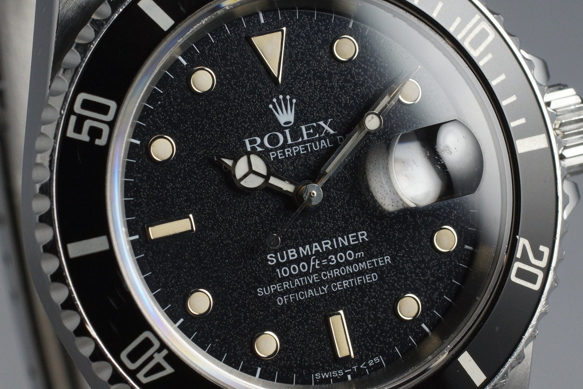 HQ Milton 1989 Rolex Submariner 16610 Inventory 7483 For Sale