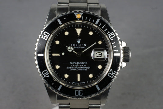 1984 Rolex Submariner 16800 with Papers