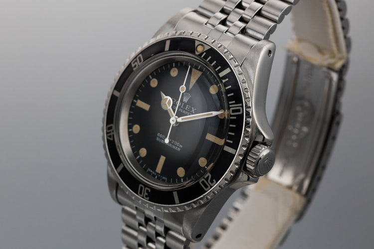 1970 Rolex Submartiner 5513 with Box and Papers