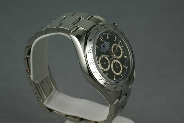 Rolex SS Zenith Daytona  16520 Box and Papers