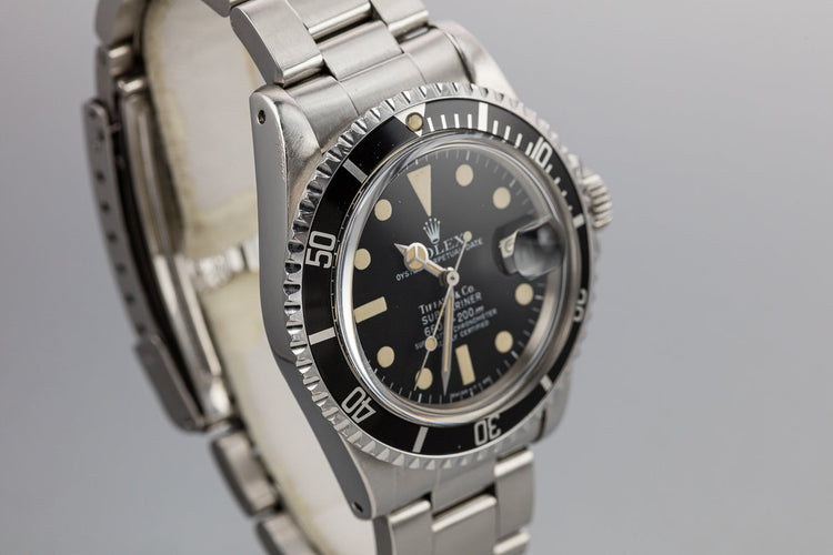1978 Rolex Submariner 1680 with Tiffany and Co. Dial