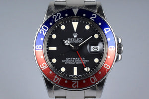 1978 Rolex GMT 1675 Tritium Service Dial