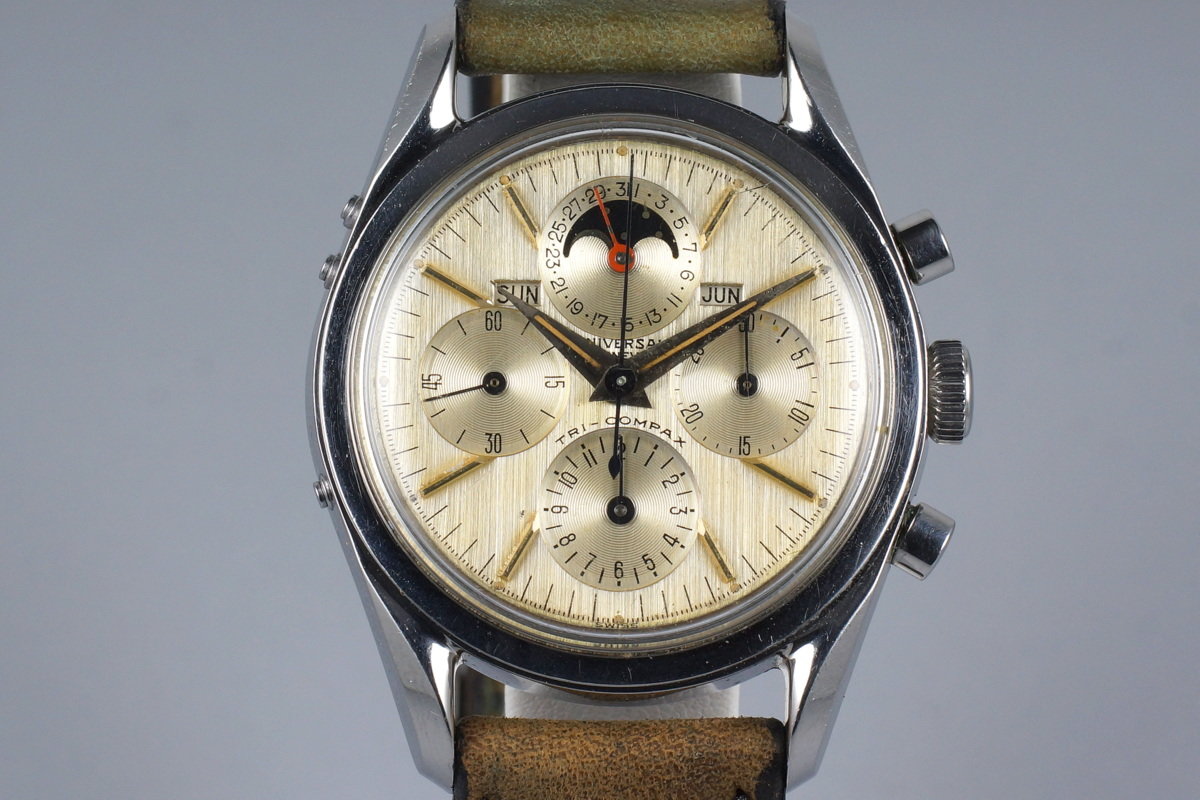HQ Milton - 1950's Universal Geneve Tri-Compax 222100-1 Triple