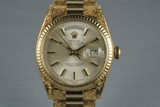 1972 Rolex 18K YG President  1803 Morellis Finish