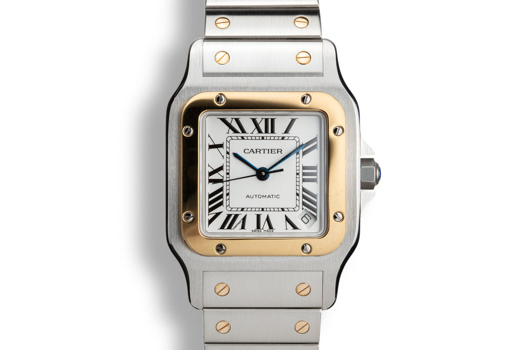 2009 Cartier Two-Tone Santos Galbee W20099C4 with Box and Papers