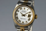 2001 Rolex Ladies Two Tone Datejust 79173 MOP Dial with Box and Papers MINT