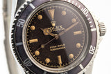 1961 Rolex Submariner 5512 PCG with Tropical Brown Gilt Chapter Ring 2 Line Dial