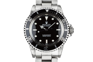 1985 Rolex Submariner 5513 with SWISS Only Service Dial