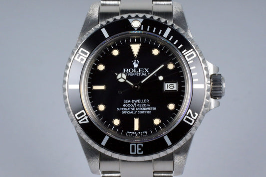 1984 Rolex Sea Dweller 16660 Service Case