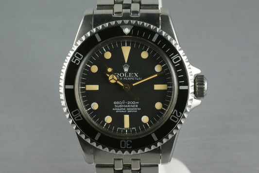 Rolex Submariner 5513 Pointy Crown Gaurd Case