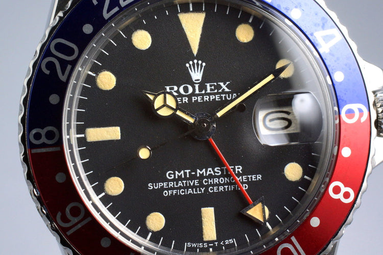 1978 Rolex GMT 1675 with RSC Papers