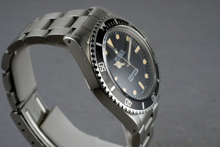 1985 Rolex Submariner 5513 with Box and Papers