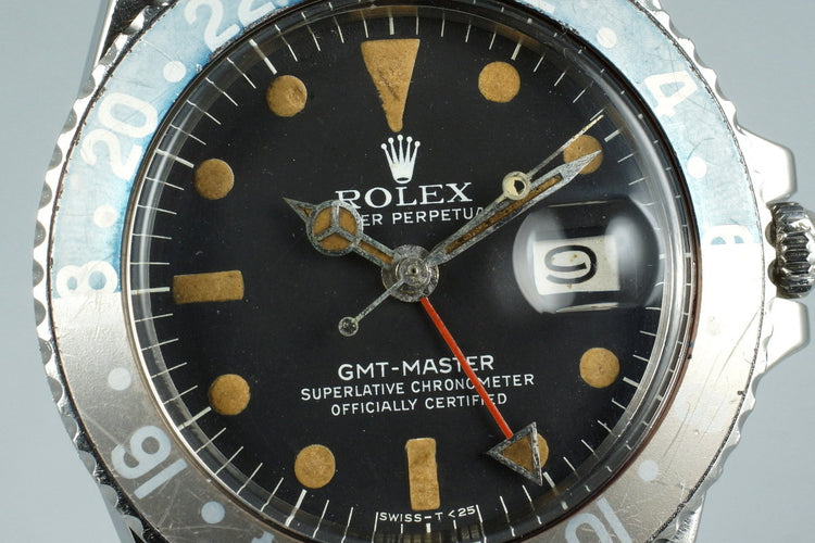1978 Rolex GMT 1675 with Dark Orange Patina