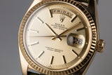 1973 Rolex 18K YG Day-Date 1803 Champagne Dial with Service Papers