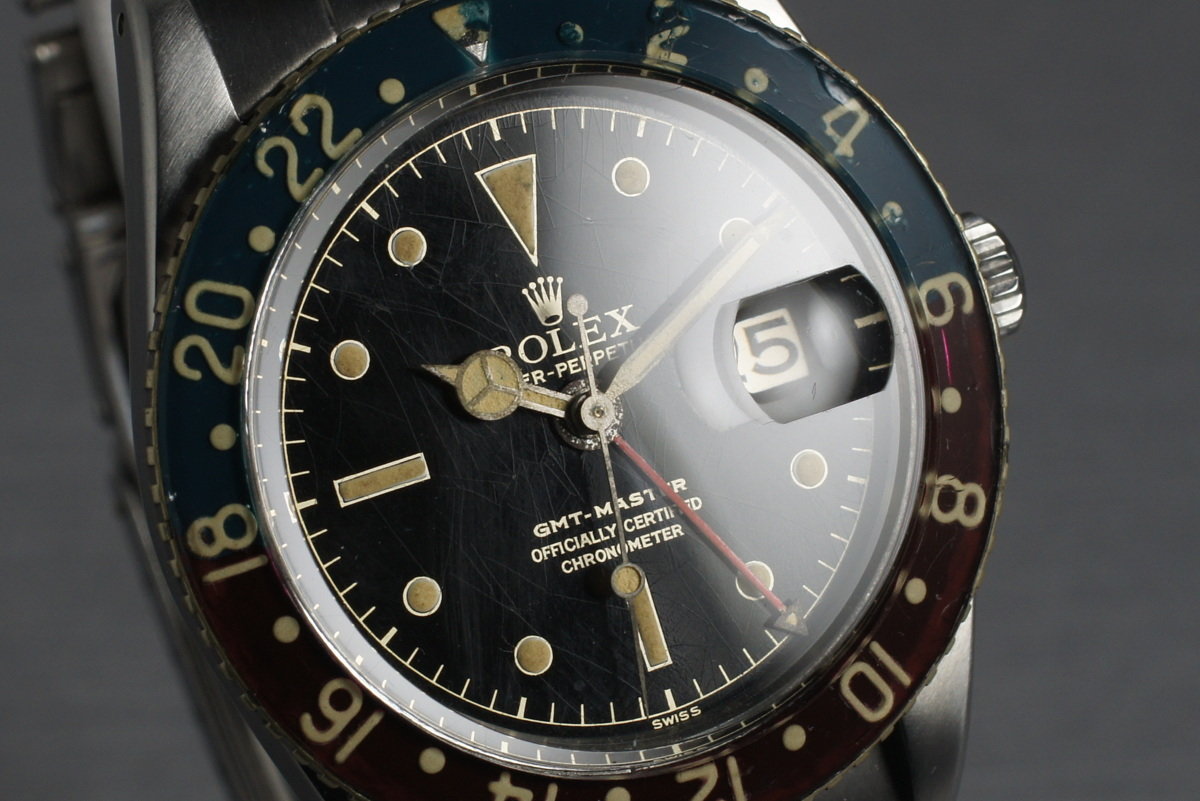 HQ Milton 1954 Rolex GMT 6542 with Original Bakelite Bezel