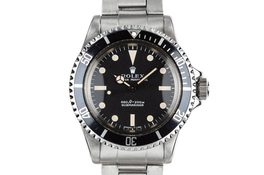 1971 Rolex Submariner 5513 Serif Dial