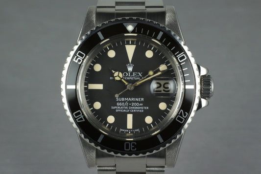 1978 Rolex Submariner 1680 with Box and Papers