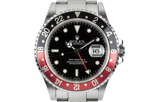 1998 Rolex GMT-Master II 16710 with "Coke Bezel Insert