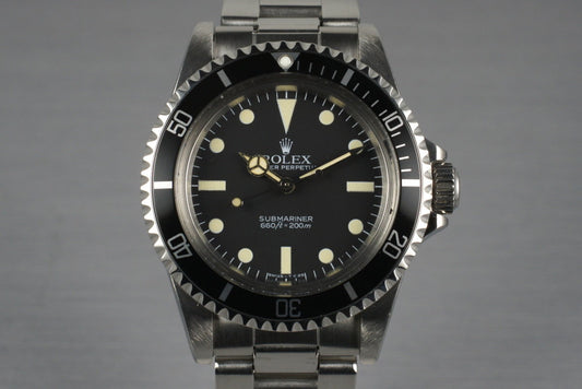 1984 Rolex Submariner 5513 Maxi Dial