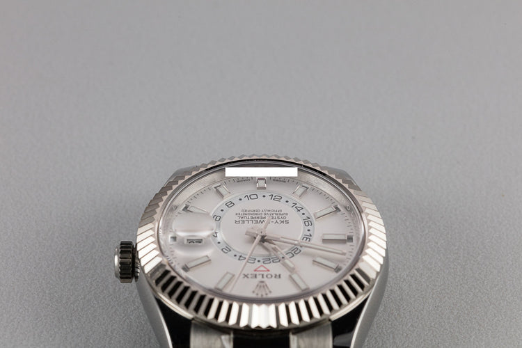 Rolex Sky-Dweller 326934 Silver Dial with Box and Papers