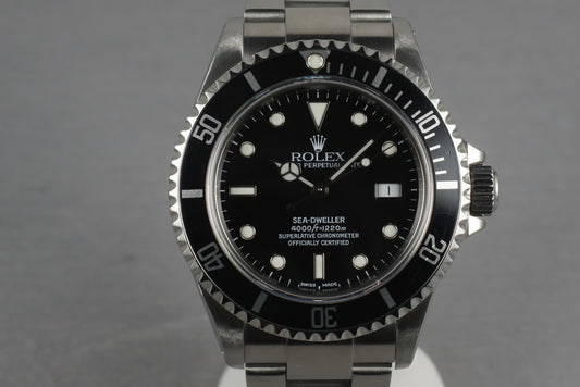 2001 Rolex Sea Dweller 16600