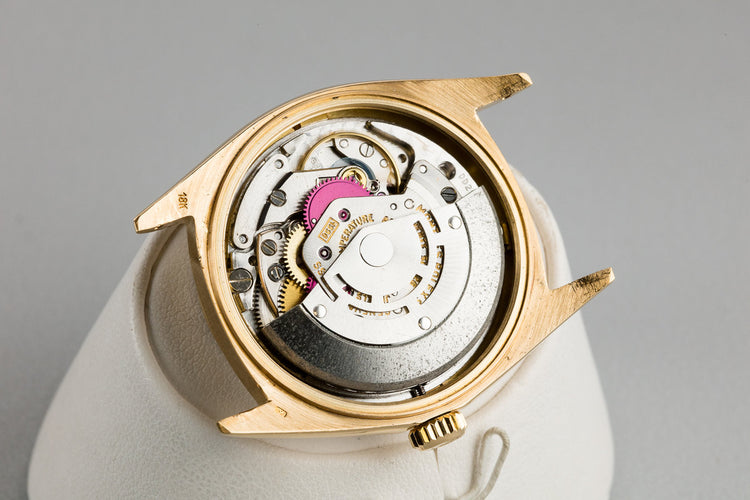 1968 Rolex 18K YG Day-Date 1803 Matte White Dial