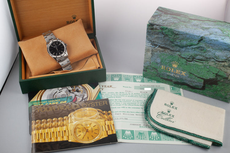 1997 Rolex Air-King 14010 with Box and Papers