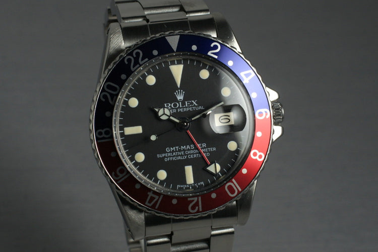 1967 Rolex GMT 1675 with RSC Papers
