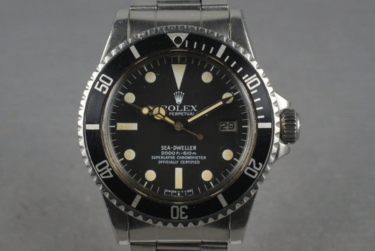 1978 Rolex Sea Dweller 1665 with connection to Sealab III