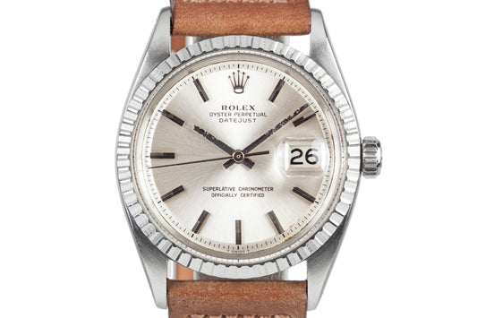 1968 Rolex DateJust 1603 with No Lume Dial