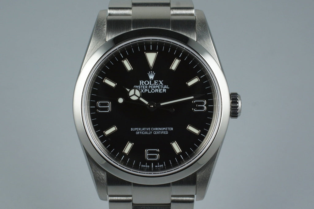 2003 Rolex Explorer 114270 with Box and Papers