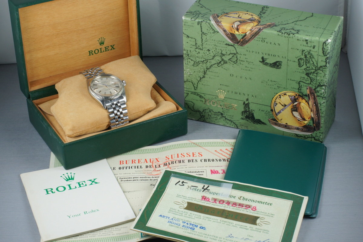 HQ Milton 1964 Rolex DateJust 1601 with Box and Papers