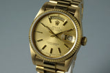 1987 YG Day-Date 18038 with Box and Papers