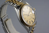 1977 Rolex Two Tone DateJust 1601 Matte Champagne Dial