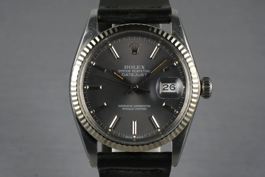 1982 Rolex DateJust 16030 Gray Dial