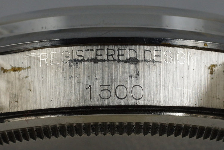 1968 Rolex Date 1500 Silver Dial