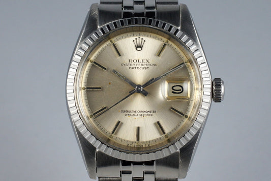 1972 Rolex Datejust 1603 Silver Sigma Dial