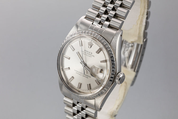 1969 Rolex DateJust 1603 with Silver "Wide Boy" Dial