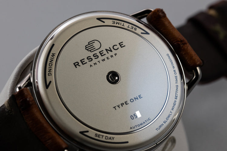 2016 Ressence Titanium Type One W with Box, Papers and Service Papers